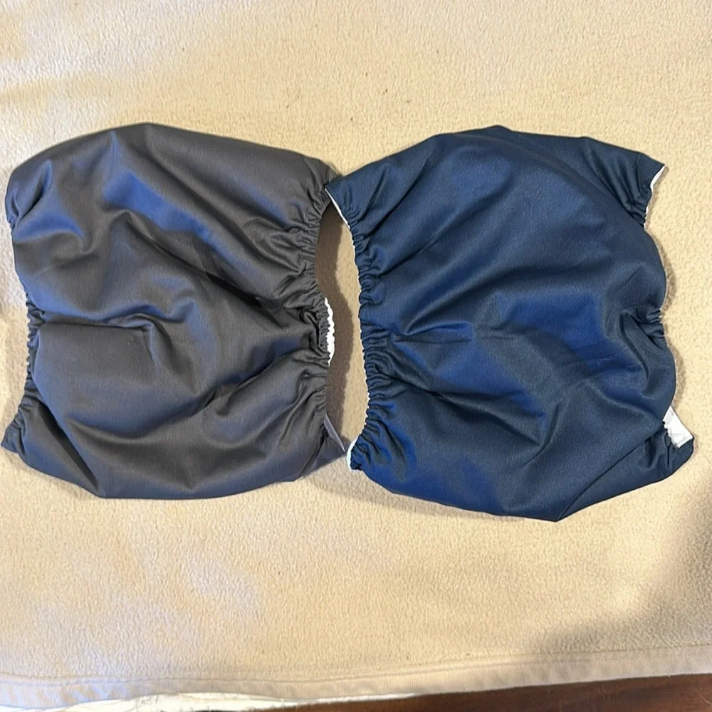 NWT wegreeco Washable Male Dog Belly Band Pack of 2 in Gray and Black